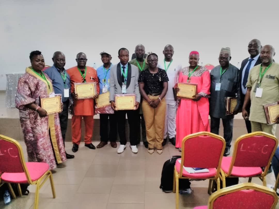 Award recipients at the 21st National Scientific Conference, Limbe