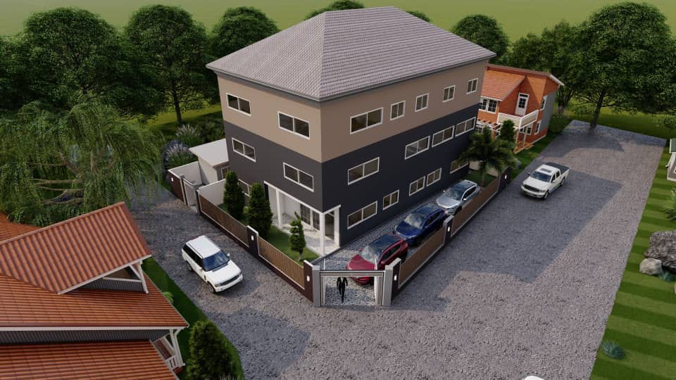 Architectural render — planned CAMELS Permanent Secretariat, Conference Hall and Research Center